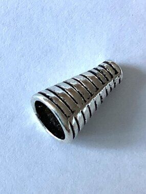 A Bundle of Silver Tone Cone Spacer Beads Jewelry Making Crafting